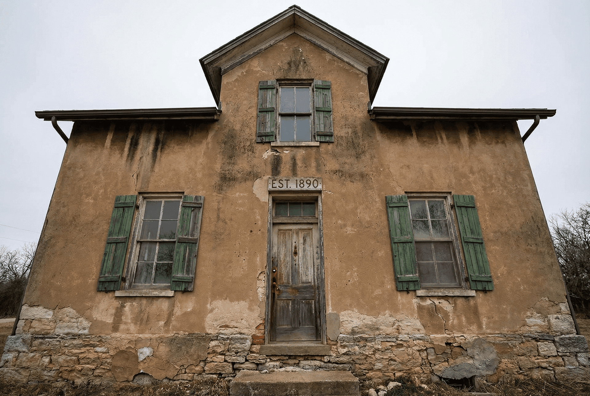 Ravalement de façade, avant