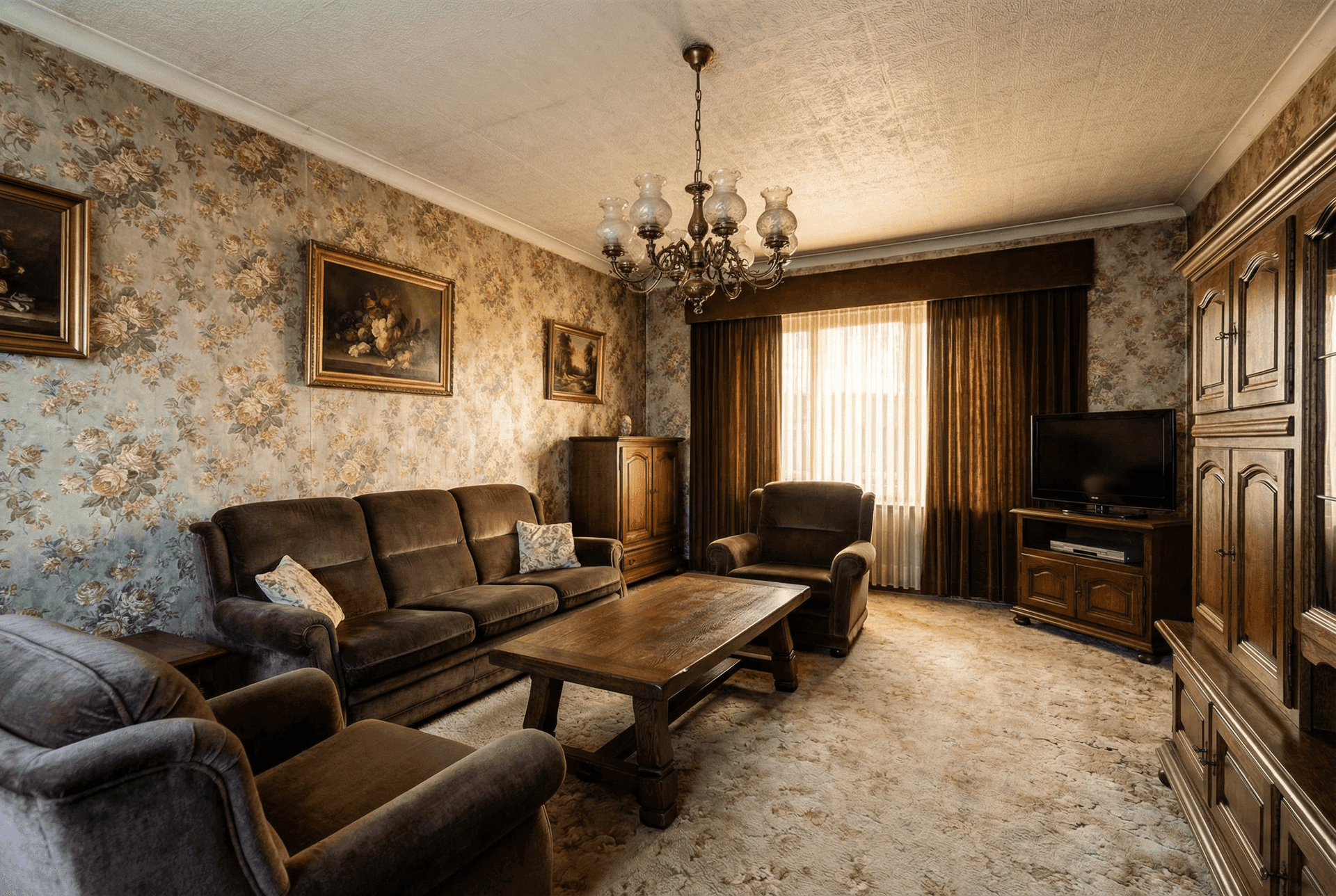 Modernisation de décoration, avant