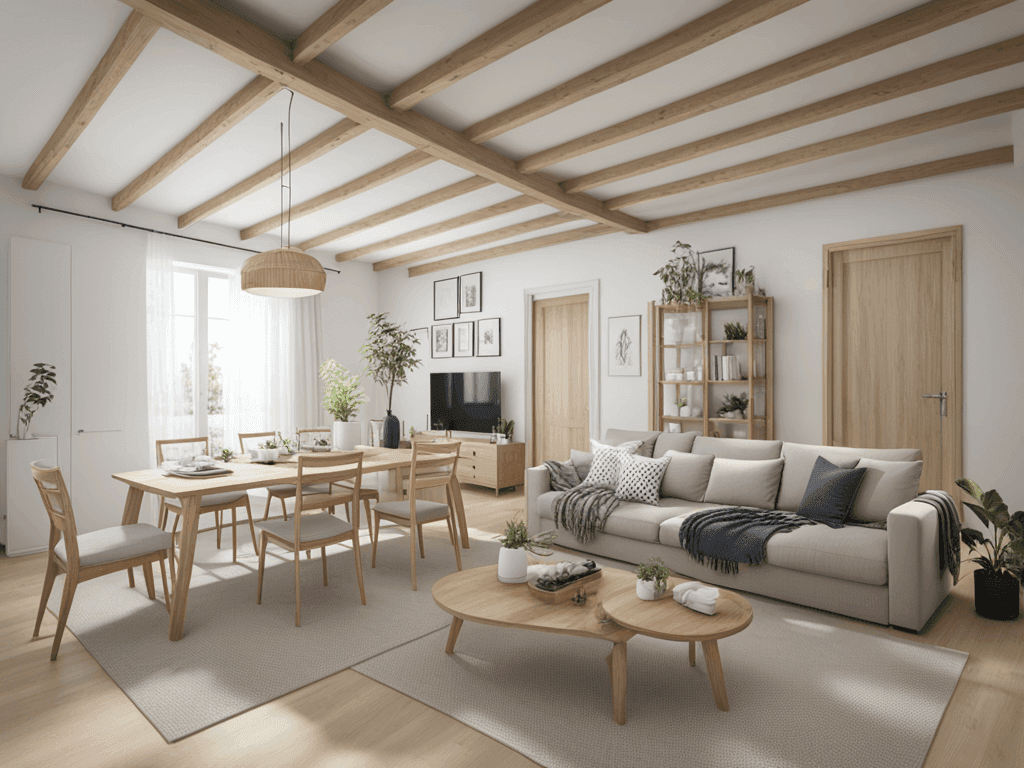 Rénovation d'un salon par IA