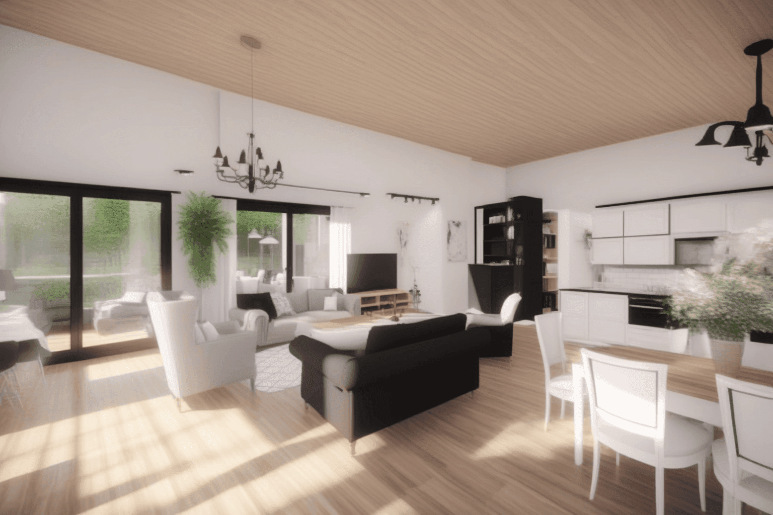 Décoration IA style moderne