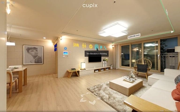 Cupix logiciel visite virtuelle