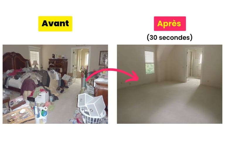 Vider une Pièce en Ligne